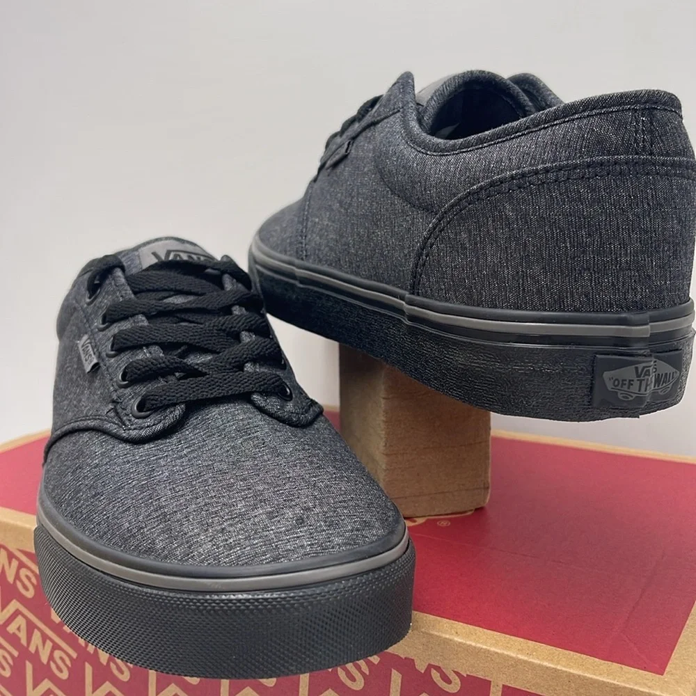 Vans Women’s Atwood (Varsity Textile) Black/Pewter VN0A45J9VEJ Sneakers